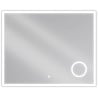 Mexen Kala osvijetljeno kupaonsko ogledalo s kozmetičkim zrcalom 100 x 80 cm, LED 6000K, antipara - 9820-100-080-611-00