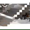 Mexen Onyx illuminated bathroom mirror with cosmetic mirror 100 x 80 cm, LED 6000K, anti-fog - 9813-100-080-611-00
