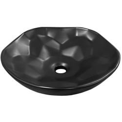 Mexen Nicea countertop basin 41 x 41 cm, matte black - 21754185