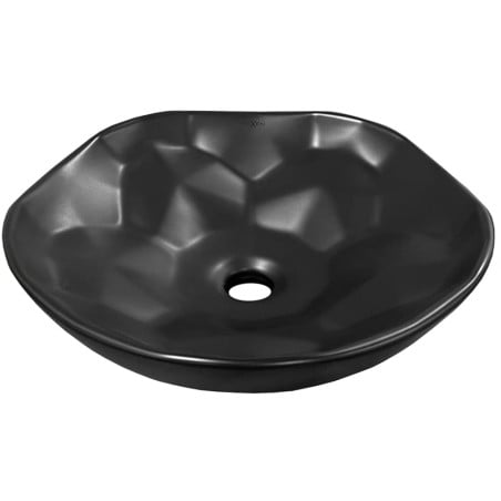 Mexen Nicea lavabo sobre encimera 41 x 41 cm, negro mate - 21754185