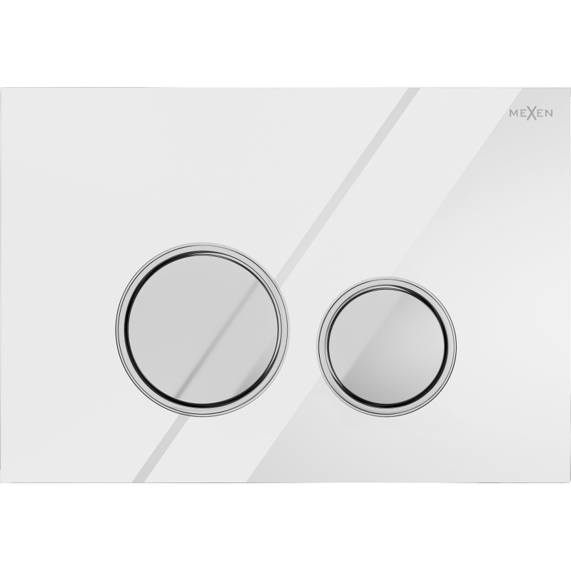 Mexen Fenix 06 spoelknop, wit - 600620