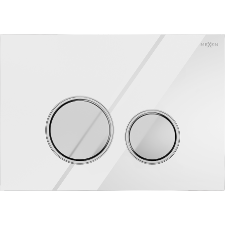 Mexen Fenix 06 flush button, white - 600620