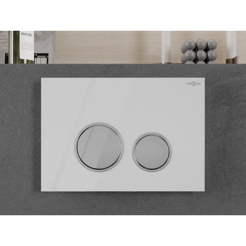 Mexen Fenix 06 Spültaste, weiß - 600620
