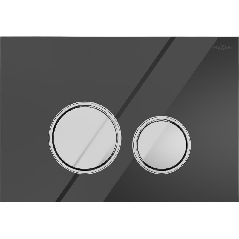 Mexen Fenix 06 flush button, black - 600623