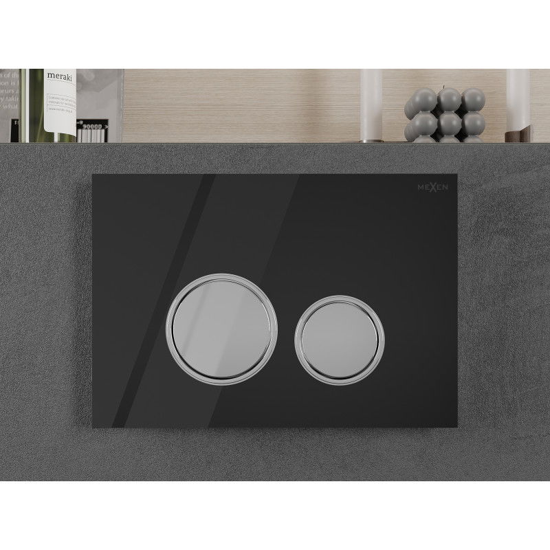 Mexen Fenix 06 skalošanas poga, melna - 600623