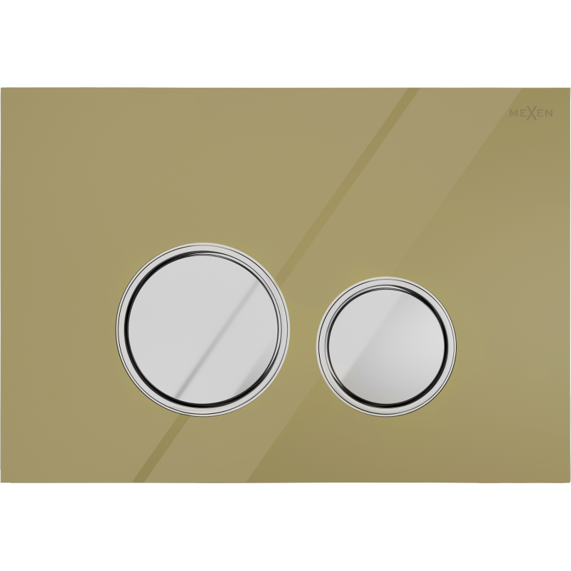 Mexen Fenix 06 spoelknop, goud champagne - 600624
