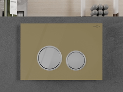 Mexen Fenix 06 flush button, golden champagne - 600624