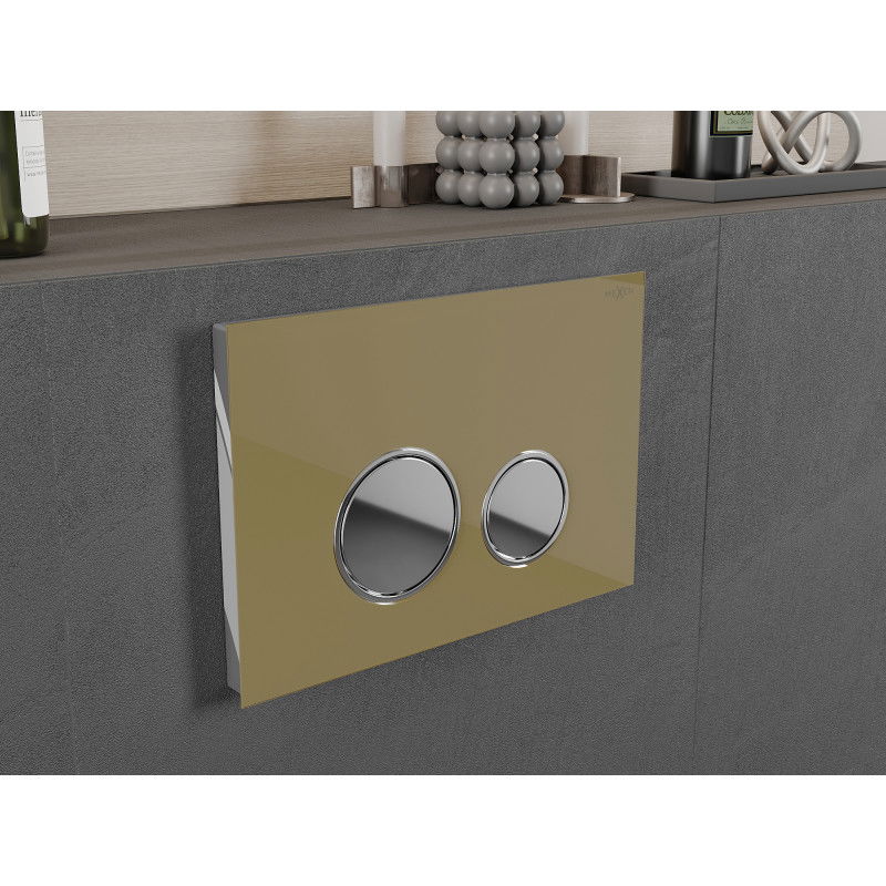 Mexen Fenix 06 spoelknop, goud champagne - 600624