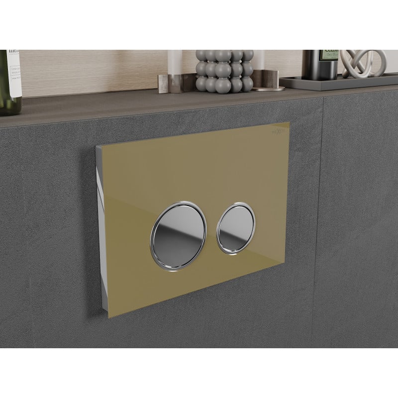 Mexen Fenix 06 spolningsknapp, guld champagne - 600624