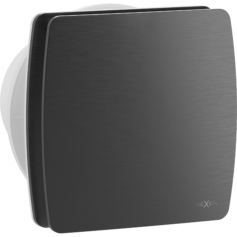 Mexen AXS 100 badrumsfläkt med timer, svart - W9601-100T-70