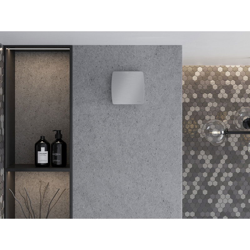 Mexen AXS 100 Buedzëmmer-Ventilator, sëlwergrau - W9601-100-11