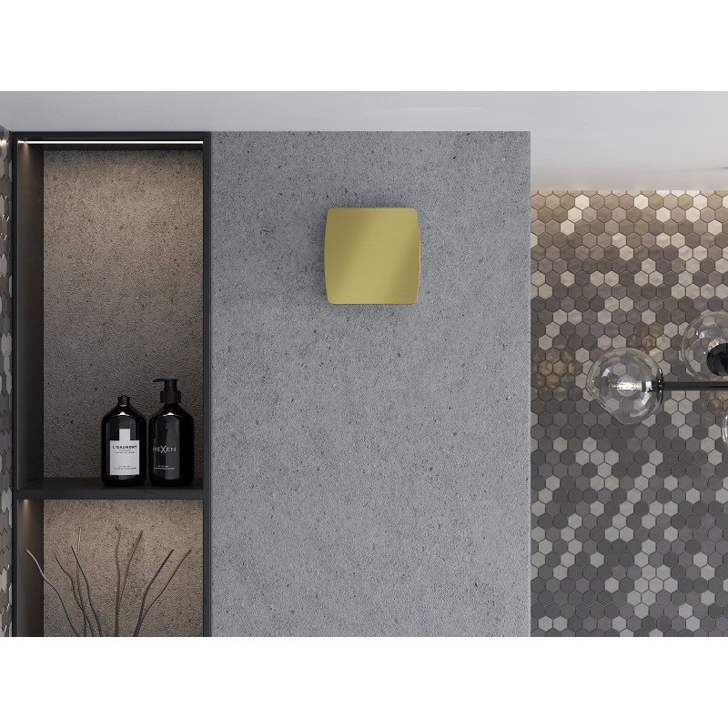 Mexen AXS 100 kopalniški ventilator s časovnikom, zlati - W9601-100T-50