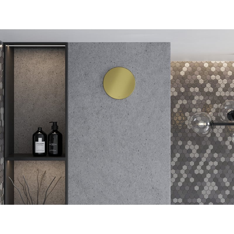 Mexen AXR 100 bathroom fan with humidity sensor, gold - W9602-100H-50