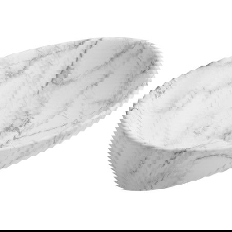 Mexen Elza oppuewäsch fir um Plang 40 x 33 cm, wäisse Steen - 21014094