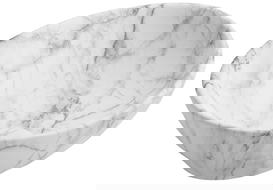 Mexen Elza lavabo da appoggio 40 x 33 cm, pietra bianca - 21014094