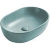 Mexen Viki lavabo à poser 48 x 35 cm, vert clair mat - 21054848