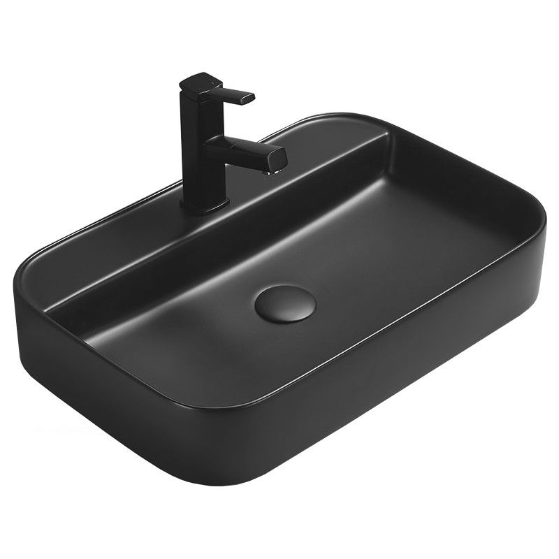 Mexen Sofia steeturnablat 60 x 40 cm, schwaarz matte - 22156085