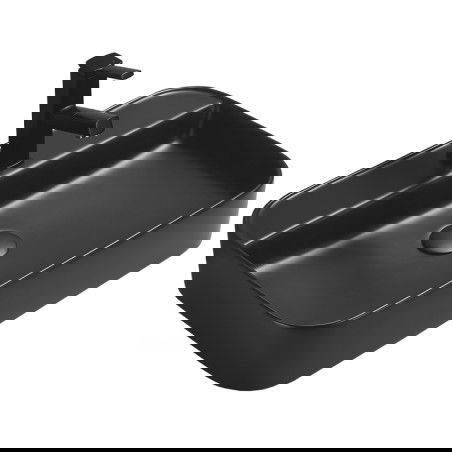 Mexen Sofia tasolle asennettava pesuallas 60 x 40 cm, musta matta - 22156085