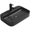 Mexen Sofia Aufsatzwaschbecken 60 x 40 cm, Schwarz Matt - 22156085
