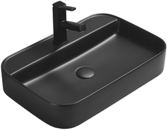Mexen Sofia countertop washbasin 60 x 40 cm, matte black - 22156085