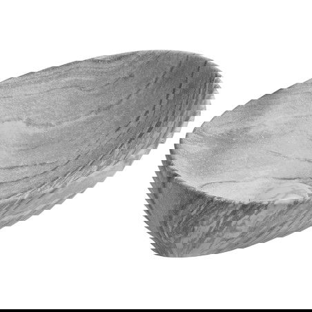 Mexen Elza wäissa Steen Uewerwannend Basin 40 x 33 cm, groer Steen - 21014096