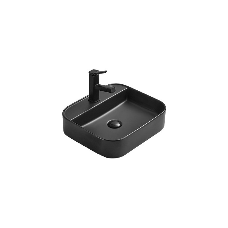 Mexen Sofia lavabo da appoggio 40 x 40 cm, nero opaco - 22154085