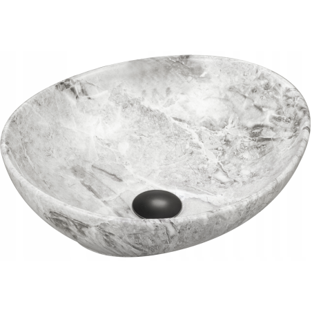Mexen Elza lauapealne valamu 40 x 33 cm, hall kivi - 21014093