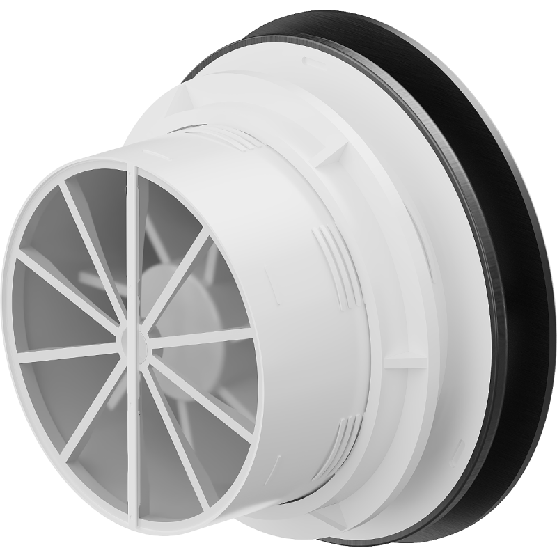 Mexen AXR 150 ανεμιστήρας μπάνιου, μαύρος - W9602-150-70