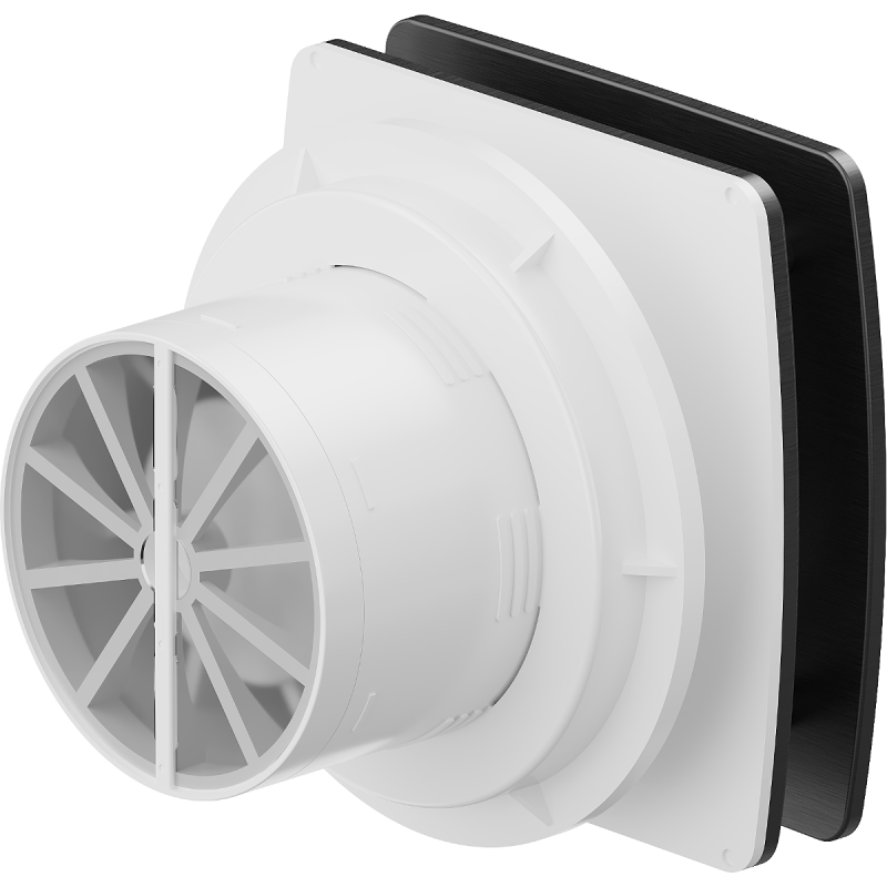 Mexen AXS 100 vannas istabas ventilators, melns - W9601-100-70