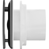 Mexen AXS 100 Badezimmerlüfter mit Feuchtigkeitssensor, schwarz - W9601-100H-70
