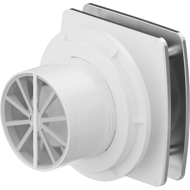 Mexen AXS 100 ventilatore da bagno, argento - W9601-100-11