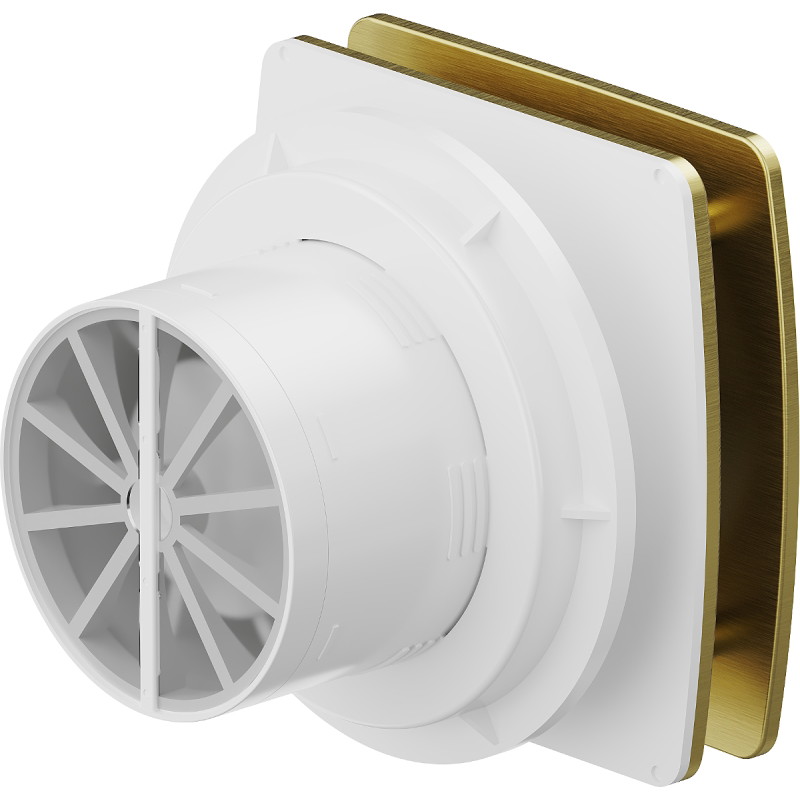 Mexen AXS 100 ventilador de baño con sensor de humedad, dorado - W9601-100H-50
