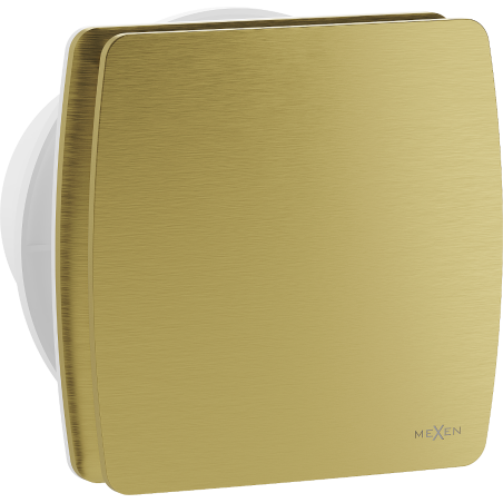 Mexen AXS 100 bathroom fan, gold - W9601-100-50