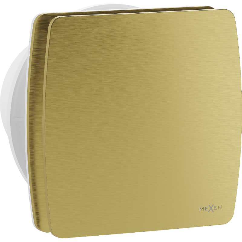 Mexen AXS 100 badkamer ventilator met timer, goud - W9601-100T-50