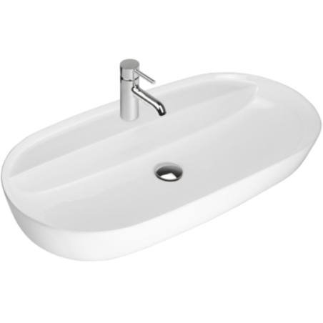 Mexen Adel countertop washbasin 80 x 40 cm, white - 22168000