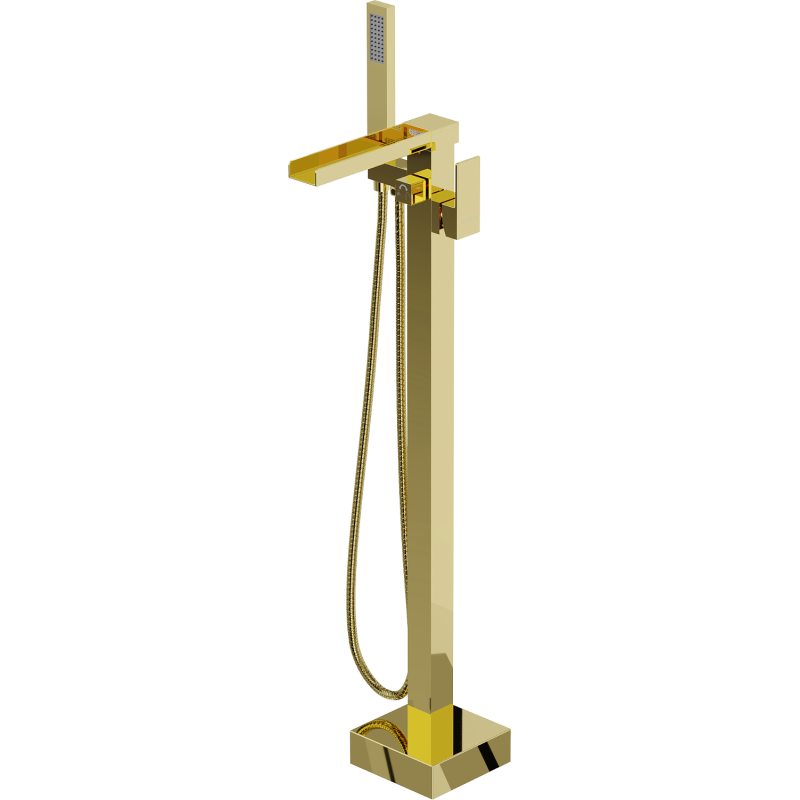 Mexen Algar vapaasti seisova kylpyammeen hana, kultainen - 75733-50