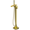 Mexen Algar freistehende Badewannenarmatur, goldfarben - 75733-50