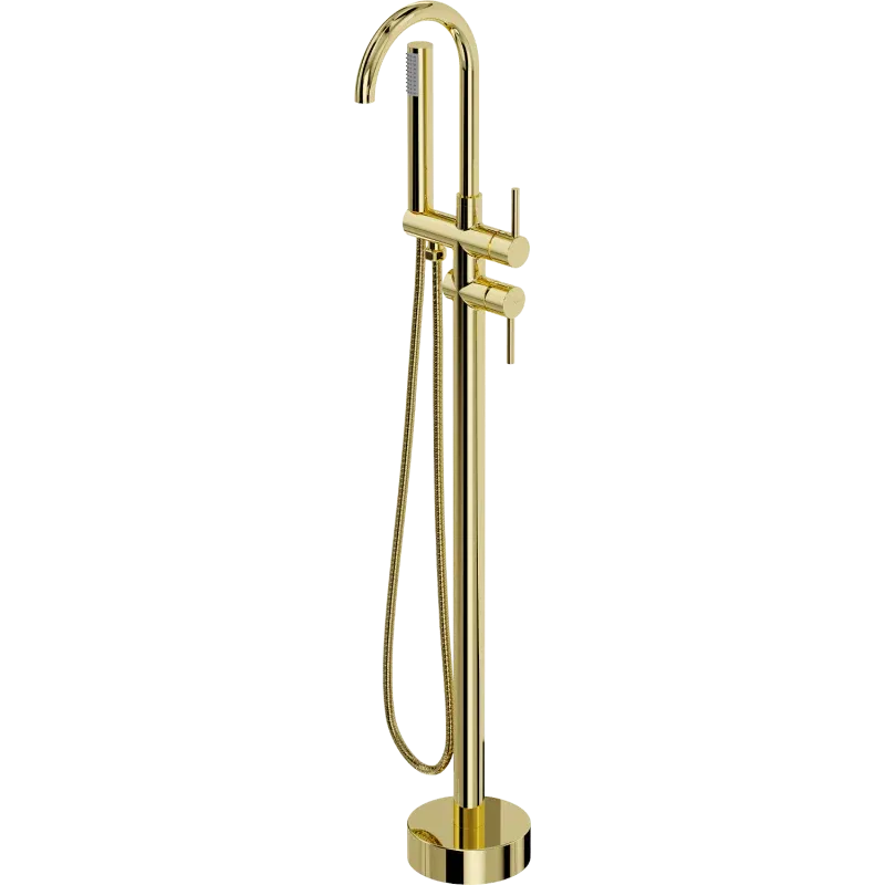 Mexen Alma baignoire autoportante, or - 75033-50