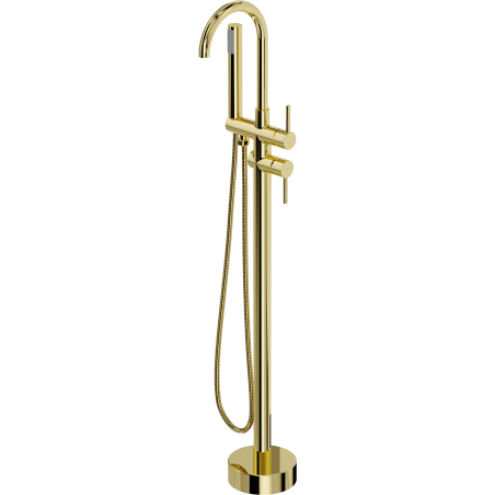 Mexen Alma vrijstaande badkraan, goud - 75033-50