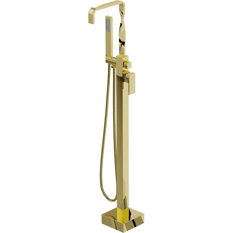 Mexen Avila freestanding bathtub faucet, gold - 75833-50