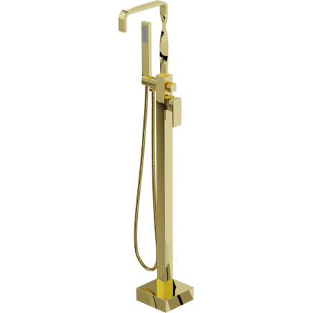 Mexen Avila brīvsstāvošs vannas krāns, zelta - 75833-50
