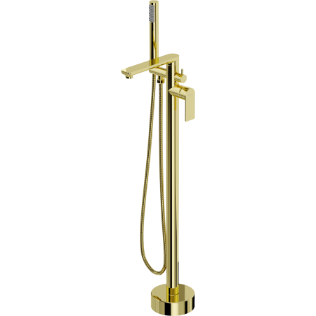 Mexen Leda robinet de baignoire autoportant, doré - 75633-50