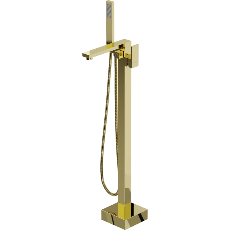 Mexen Urano freestanding bathtub faucet, gold - 75233-50