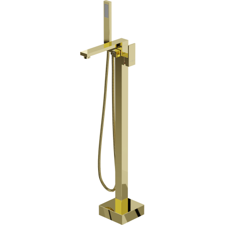 Mexen Urano grifo de bañera independiente, dorado - 75233-50