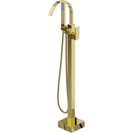 Mexen Veda vrijstaande badmengkraan, goud - 75433-50