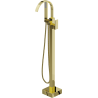 Mexen Veda freestanding bath tap, gold - 75433-50