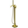 Mexen Lava samostoječa kopalniška pipa, zlata - 752433-50