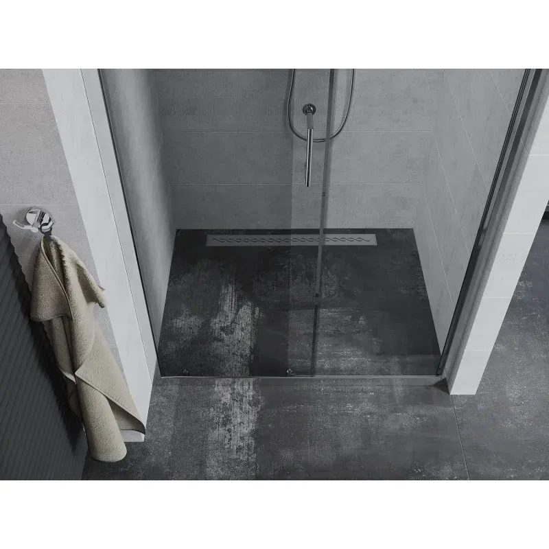 Mexen Apia portes de douche coulissantes 90 cm, transparentes, chrome - 845-090-000-01-00