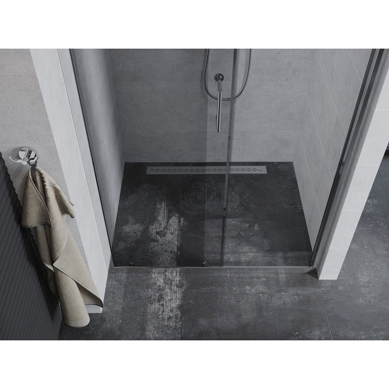 Mexen Apia porte de douche coulissante 140 cm, transparent, chrome - 845-140-000-01-00