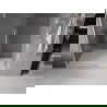 Mexen Velar ausziehbare Duschtür 130 cm, transparent, chrom - 871-130-000-01-01